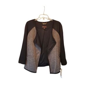 New Dana Buchman Optic Geo Blazer Size 16